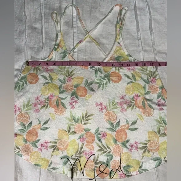 Z Supply In The Swing White Citrus Strappy Tank Top NWT - Picture 12 of 16